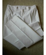 BROOKS BROTHERS Pants Lucia Fit Slacks White Stretch 4 NWT - £50.84 GBP