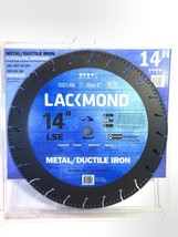Lackmond LSE Metal Ductile Iron 14 Inch Wet/Dry Diamond Blade 1in. - 20m... - $167.00