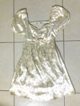 Dress Women Altar&#39;d State Jocelyn Ivory Satin Daisy Dress Sz Xs Nwot (Tld) - £42.95 GBP
