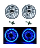 Octane Lighting 5 3/4 Blue LED Halo Halogen Light Bulb H4 Headlight Ange... - $1,379.82 MXN