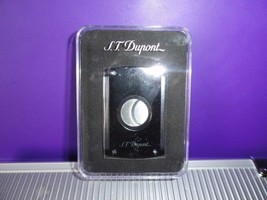 S.T.Dupont Black Lacquer Cigar Cutter with Leather Pouch - $225.00