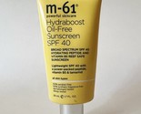 M-61 Hydraboost Oil Free Sunscreen SPF 40, 1.7oz, Exp:1/24 NWOB  - $35.00