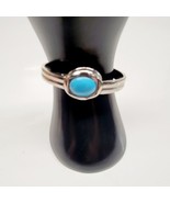 Peek A Boo Faux Turquoise Eikon Ladies Bracelet Quartz Watch- New Battery - $450.60 MXN