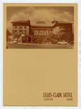Lewis Clark Hotel Menu Lewiston Idaho Hotel Phot on Cover  - £45.89 GBP