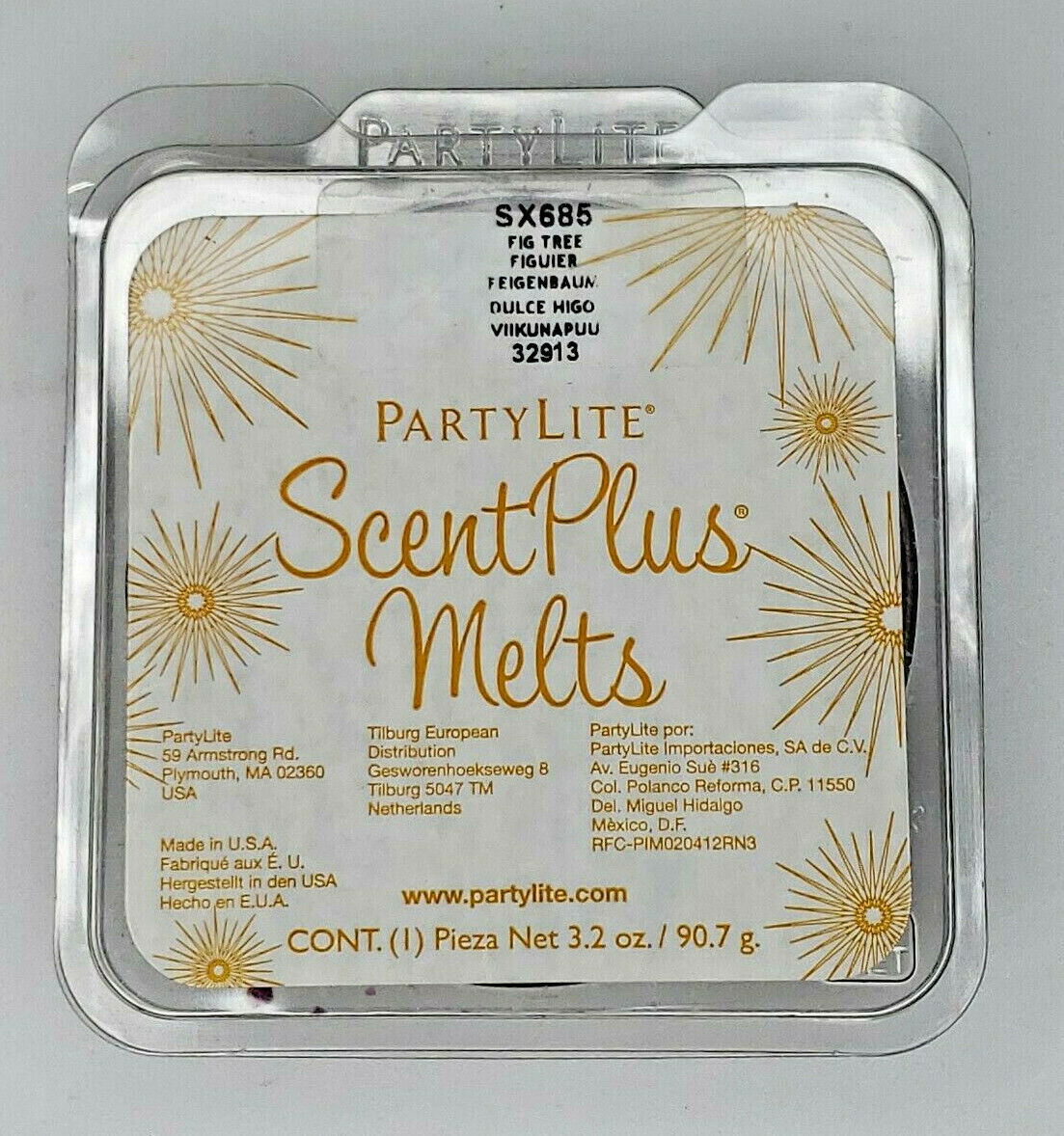 Primary image for PartyLite Scent Plus Melts 9 pc Retired Scent New Fig Tree P7E/SX685/Bin 5