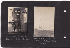 Naval Radio Station Balboa C.Z. Towers, SS Atenas A.C. &amp; Starting Panels Photos - £13.77 GBP