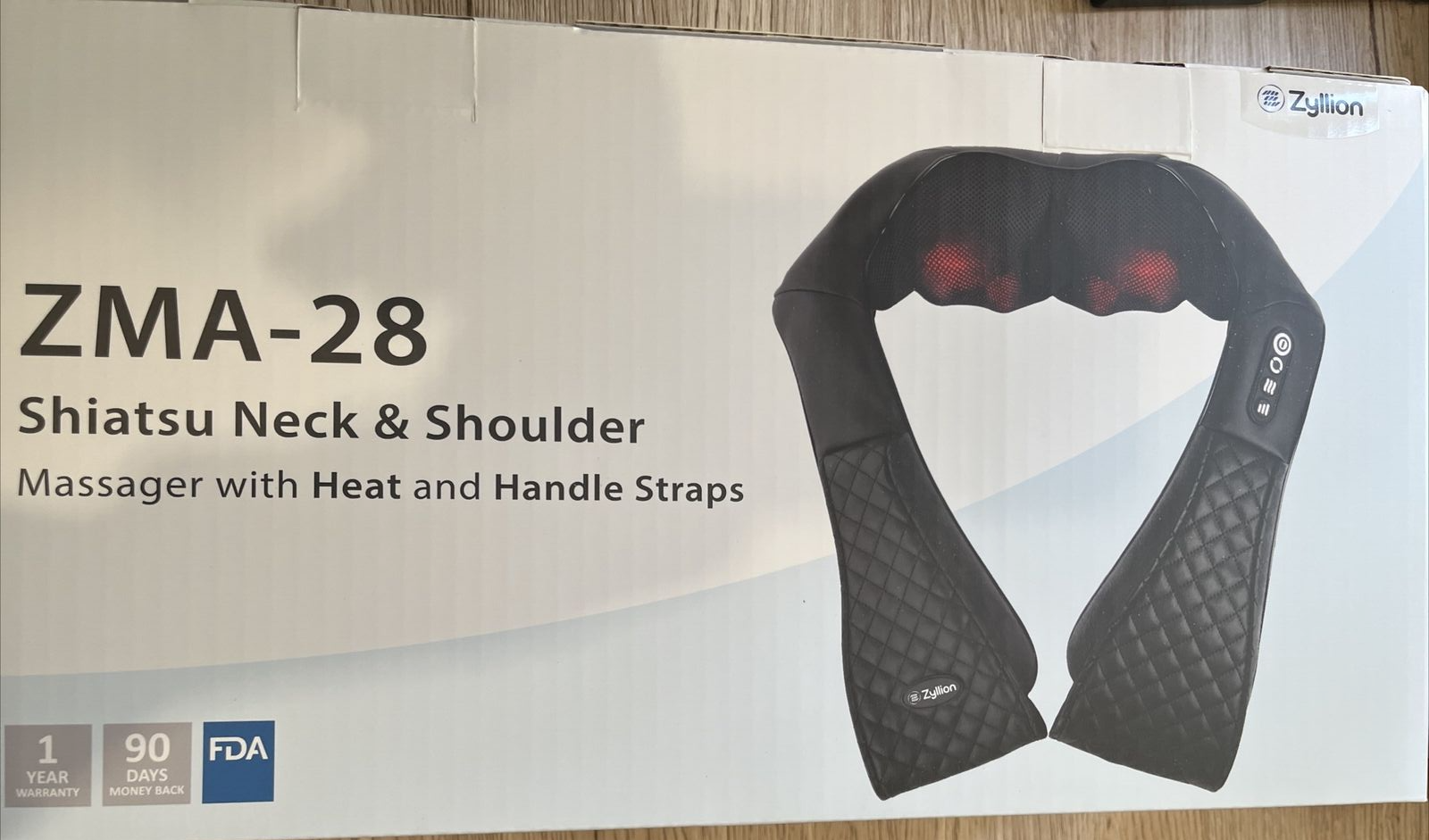 Primary image for Shiatsu Neck and shoulder Massager w heat & Handle Straps NEW