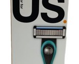 BIC Us. Unisex Razor 1 Handle + 2 Cartridges - Teal color - £10.16 GBP