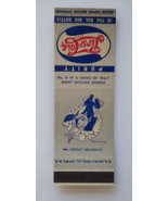 Pepsi Cola Matchbook Cover Walt Disney No 8 Cat Pilot Chases Plane Squad... - £17.99 GBP