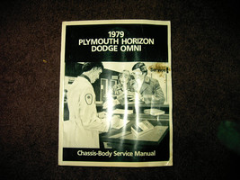 1979 PLYMOUTH HORIZON DODGE OMNI CHASSIS-BODY SERVICE MANUAL - $13.09