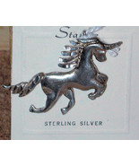 magic Unicorn Sterling silver Charm Pendant Vintage signed Stanlee for n... - $17.00