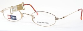 Vintage Chaps Ralph Lauren 103 1DN Shiny Gold Eyeglasses Glasses 44-21-135mm - $59.40