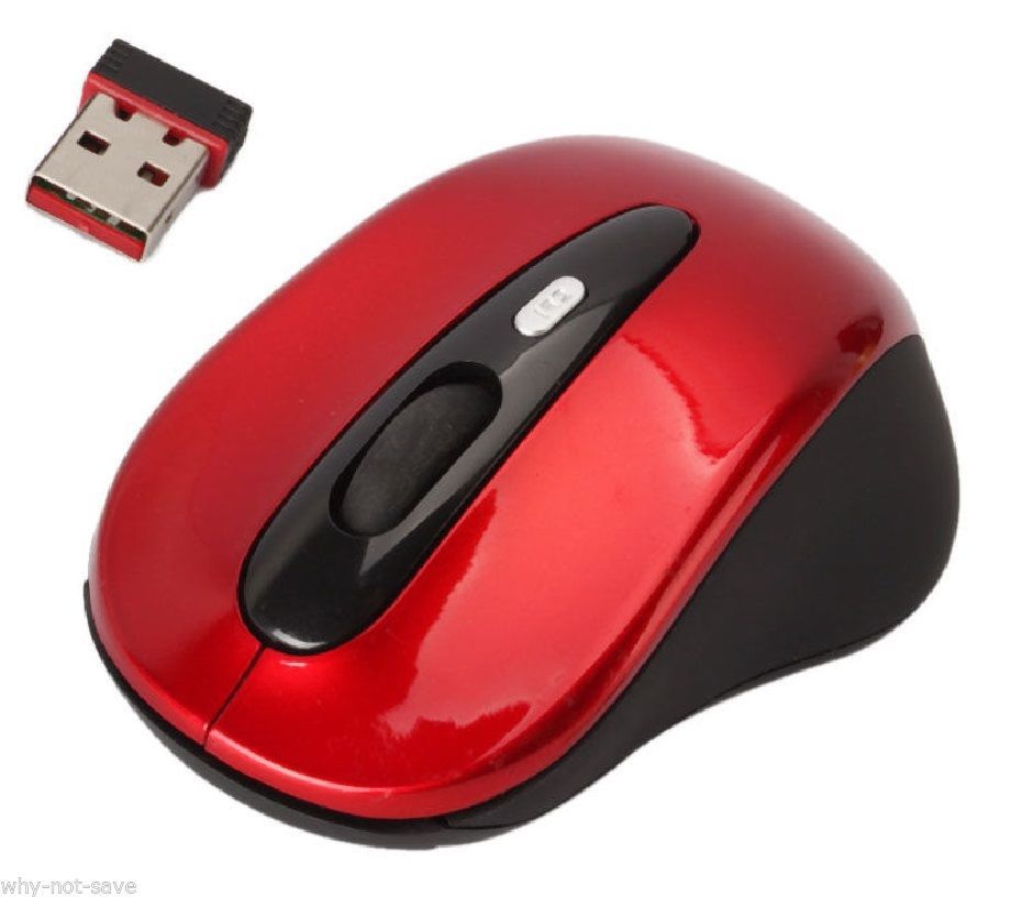 JETech 2.4Ghz Wireless Mobile Optical Mouse with 3 CPI Levels and USB  Wireless Receiver