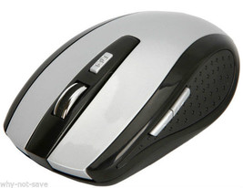 Gray Wireless Optical Mini mouse for Dell Toshiba Apple Chromebook Laptop  PC - £18.46 GBP