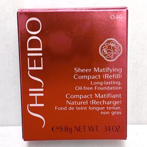 Shiseido Sheer Matifying Compact Foundation Refill O40 Natural Fair Ochre 9.8g - $66.32