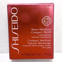 Shiseido Sheer Matifying Compact Foundation Refill O40 Natural Fair Ochr... - $66.32