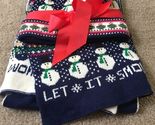 2 Piece Women's Scarf &amp; Hat Set "Let it Snow" Christmas Holiday - $25.65