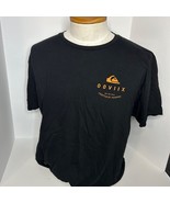 Quiksilver OOVIIX SZ XL Black Graphic Double Sided Black Shirt Men&#39;s by ... - $25.55 CAD