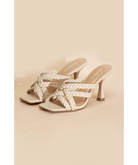 KELLAN-S Double Cross Braided Heels - $507.03 MXN