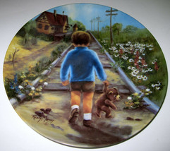 Home by Lunch Collector Plate 2nd in Seems Like Yesterday Rusty Money Te... - $17.82
