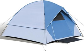 Tent For Camping 2 Person Dome Camping Tent With Rainfly,Waterproof &amp;, Blue - £31.33 GBP