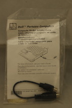Genuine Dell Portable Laptop Computer Composite TV-Out Video Adapter 07309P - $6.52