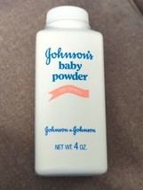 Vintage Johnson&#39;s Baby Powder Pure Softness TALC 4 oz 1991 Movie Prop EUC!  - £19.28 GBP