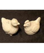 Vintage Hen Rooster Ceramic Salt &amp; Pepper Shaker Set - Farmhouse Country... - €8,47 EUR