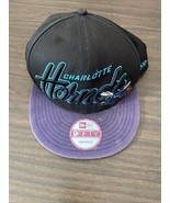 Charlotte Hornets New Era Hardwood Classics NBA Snapback Hat Cap BLK 9Fifty - $371.19 MXN