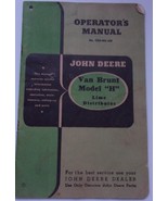 Vintage John Deere Operators Manual Van Brunt Model H - $130.40 MXN