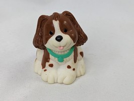 Fisher Price Dollhouse Dog Puppy 2 Inch Spaniel 1993 - $7.95