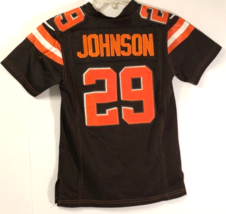 $9.99 Duke Johnson #29 Cleveland Browns NFL Boys Brown Orange Nike Jersey S - £7.68 GBP