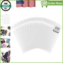 Durable 6x5 Self-Sealing Cellophane Bags - 100 Pack for Photos &amp; Documents - $15.83