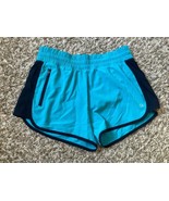 Gap Fit Shorts Womens Small Blue Running Gym Athletic GapFit with Liner ... - $14.73