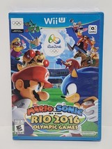 Mario &amp; Sonic at the Rio 2016 Olympic Games Nintendo Wii U Brand New Sealed Mint - £124.04 GBP