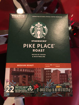 STARBUCKS PIKE PLACE COFFEE ROAST KCUPS 22CT - $20.24