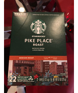 STARBUCKS PIKE PLACE COFFEE ROAST KCUPS 22CT - $20.24