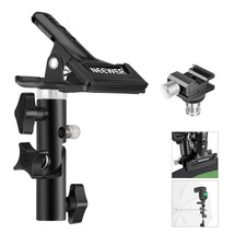 Neewer Photo Studio Heavy Duty Metal Clamp Holder and Cold Shoe Adapter for Clam - £25.94 GBP