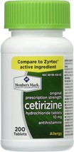 Member&#39;s Mark Cetirizine Hydrochloride Tablets 10mg Antihistamine (400 tablets ( - £33.56 GBP