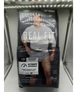 Depend Real Fit Incontinence Underwear for Men Maximum Absorbency Lg/XL ... - $16.92