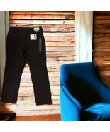Bandolino Amy Women&#39;s Size 18 Black Modern Straight Leg Stretch Pants  - $29.64 CAD
