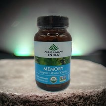 Organic India Memory Mental Clarity 90 Veggie Caps Gluten-Free Vegan EXP... - £16.14 GBP