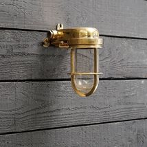 Vintage Style Decoration Original Ship Refurbished Wall Mount Light Fixture - $133.67