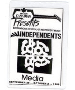 INTERNATIONAL FESTIVAL OF INDEPENDENT MUSIC 1988 PASS MOLSON ROCK TORONT... - $12.26 CAD