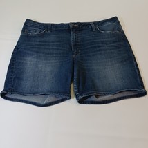 Riders By Lee Denim Women&#39;s Blue Cotton Blend Short Jeans Size 20M Measu... - $11.77