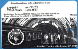 NYC City Hall centennial Metrocard - $4.99