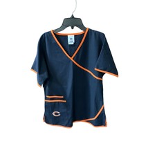 Scrub Dudz Womens Size Small S NFL Chicago Bears Scrub Top Shirt New Nur... - £19.75 GBP