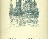 Chateau Hotel de Nieuil Menu Chasseneuil France 1990&#39;s Michelin Guide  - $183.95
