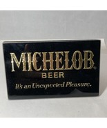 Michelob Beer Table Too Hard Plastic Sign “It’s an Unexpected Pleasure” ... - $24.70