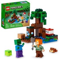 LEGO Minecraft The Swamp Adventure 21240, Building Game Construction Toy... - £12.93 GBP